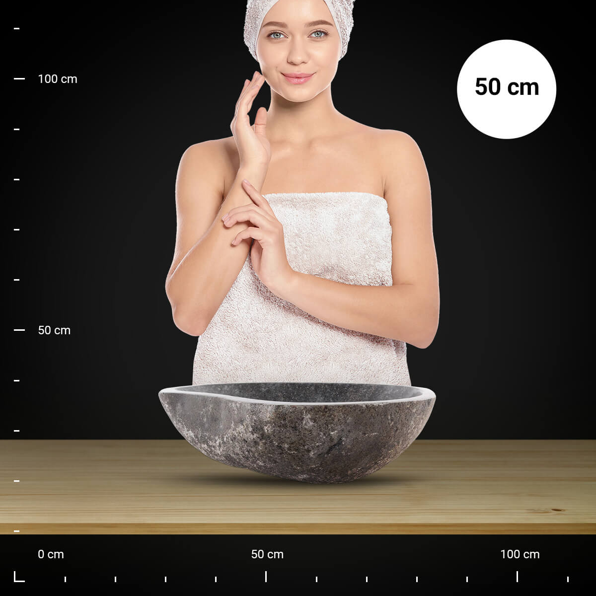 Aufsatzwaschbecken ca. 50 cm