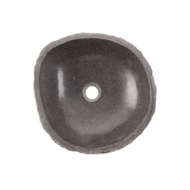 Naturstein Waschbecken runde Form