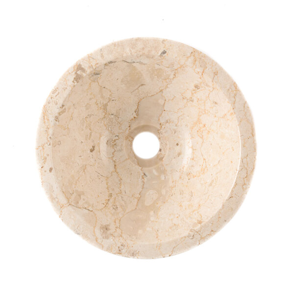 Marmor Waschbecken Farbe creme