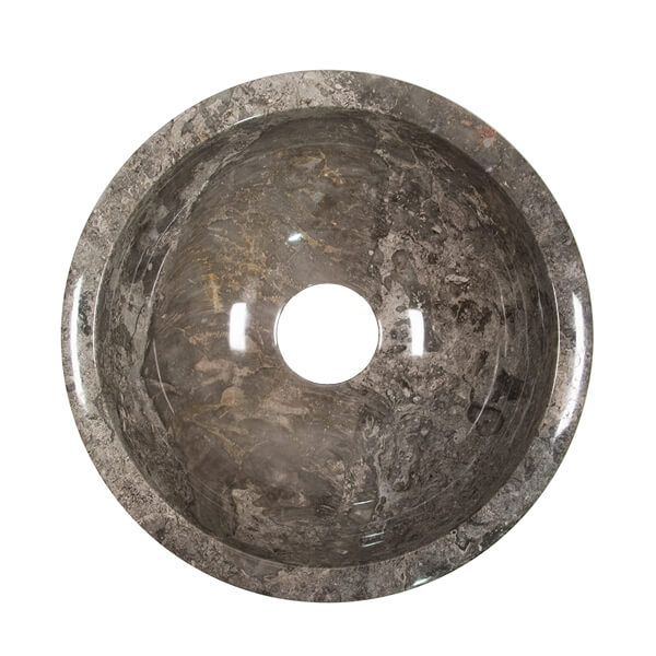 Marmor Waschbecken Farbe grau