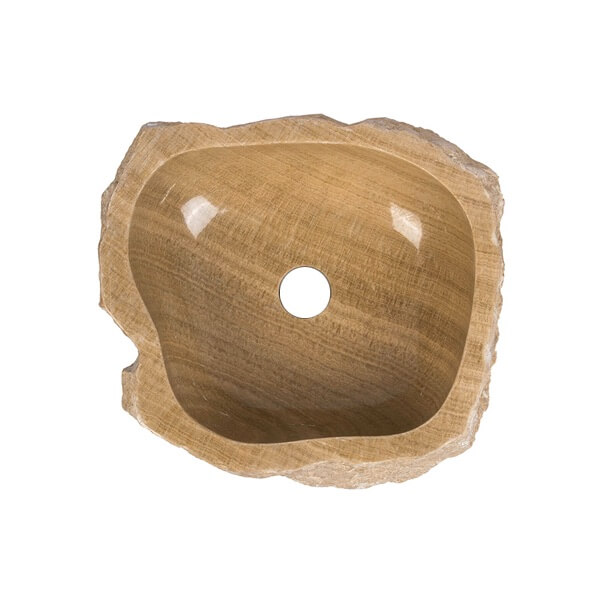 Marmor Waschbecken natürliche Form