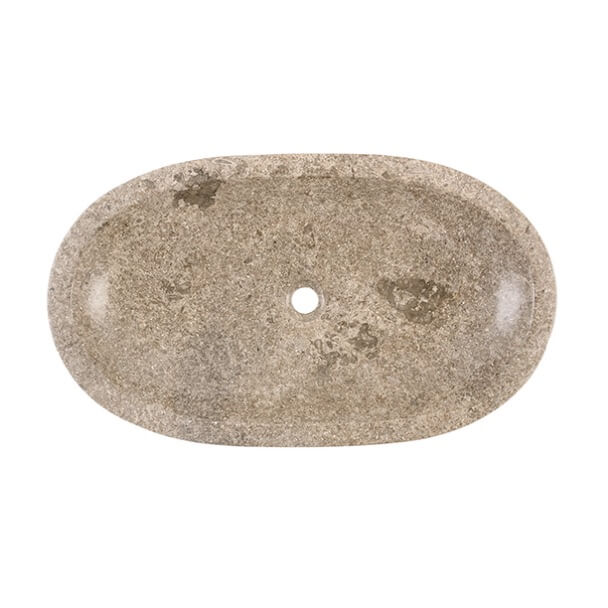 Marmor Waschbecken ovale Form