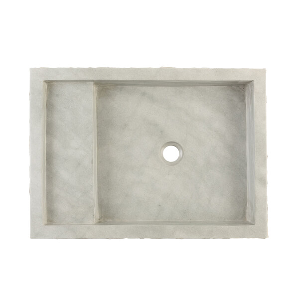 Sandstein Waschbecken eckige Form