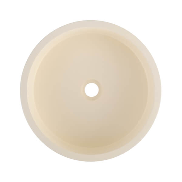 Terrazzo Waschbecken Farbe creme