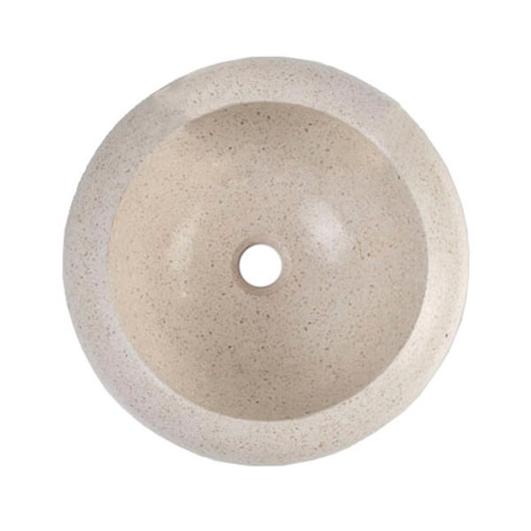 Terrazzo Waschbecken runde Form