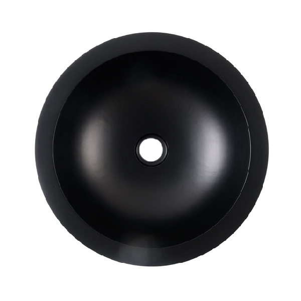 Terrazzo Waschbecken Farbe schwarz