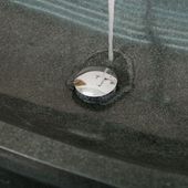 wohnfreuden Marmor-Waschbecken Mara oval anthrazit 70 cm