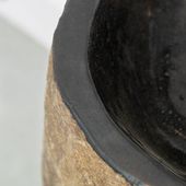 Flußstein Waschtischsäule natur 35x35x80 cm kaufen 5