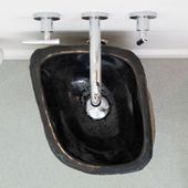 Flußstein Waschtischsäule natur 35x35x80 cm kaufen 7