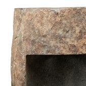 Flußstein Waschtischsäule natur 35x35x80 cm kaufen 13