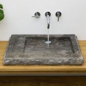 Marmor - Waschbecken KOTAK 70 cm grau kaufen 2