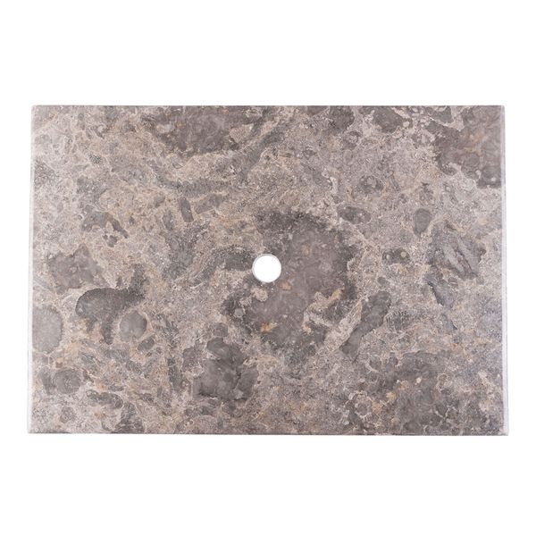 Marmor Waschtisch-Platte grau 80x55x3 cm kaufen