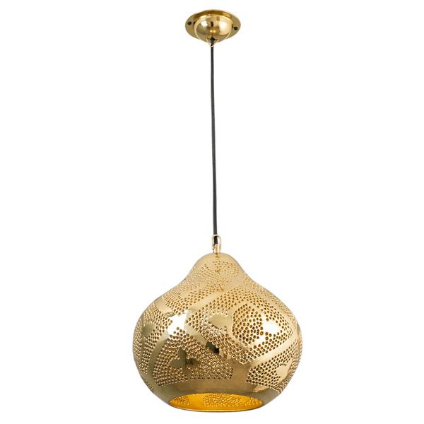 wohnfreuden Kupfer Lampe BOLA 30 cm gold