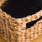 Aufbewahrungskorb geflochten Wasserhyazinthe Bad kaufen 4