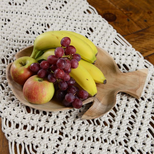 Deko Tablett aus Teakholz