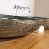 Naturstein-Doppel-Waschbecken günstig kaufen 5