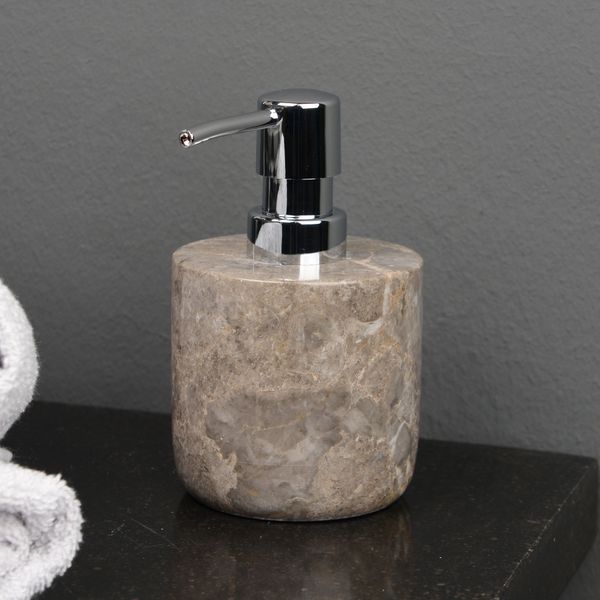 wohnfreuden Marmor Seifenspender Lasa grau