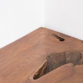 Teak Holz Waschtischplatte ca. 140 cm kaufen 4