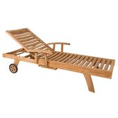 Teak Gartenliege Sonnenliege Holz Gartenmöbel kaufen 1