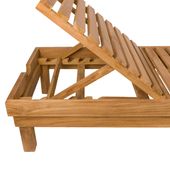 Teak Gartenliege Sonnenliege Holz Gartenmöbel kaufen 4