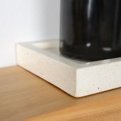 wohnfreuden Terrazzo Tablett cremé 24 x 12 cm