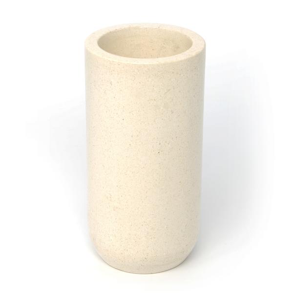 WOHNFREUDEN Terrazzo Toilettenbürstenhalter 10 x 10 x 20 cm cremè Wc-Bürstenhalter