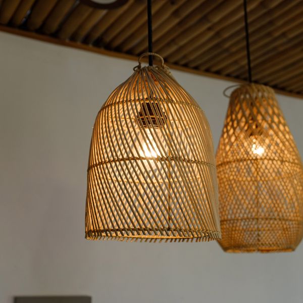 Lampenschirm PELURU aus Rattan