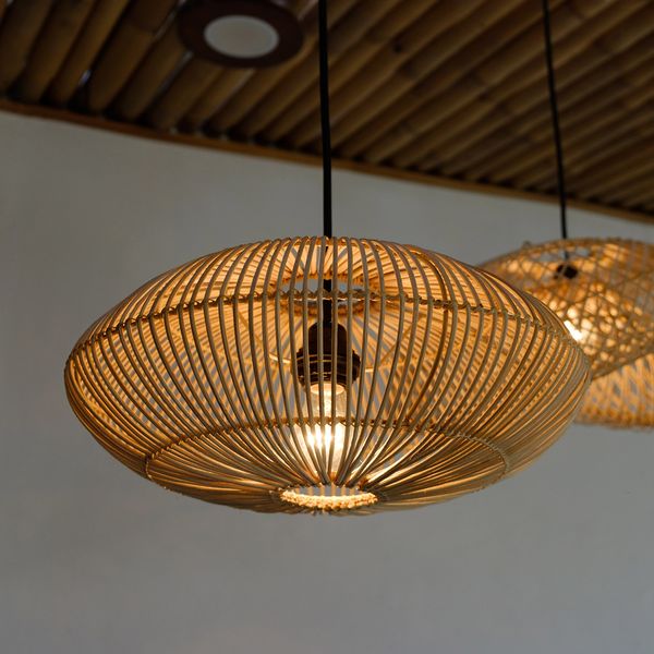 Lampenschirm Hängelampe Deckenlampe Rattan kaufen
