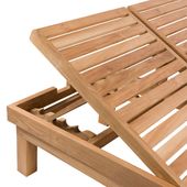 Teak Gartenliege Sonnenliege Holz Gartenmöbel kaufen 6