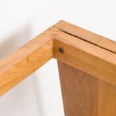 Wohnfreuden Teakholz Waschtisch ZEN 60 cm mit Naturstein Platte extra hoch