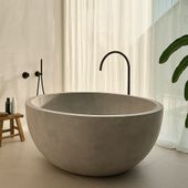 Badewanne Terrazzo 150 cm grau kaufen 1