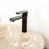 Marmor-Stein-Waschbecken 50 cm creme kaufen 4