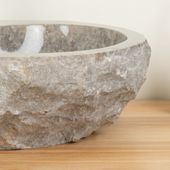 Marmor Erosi Waschbecken 50 cm Wohnfreuden