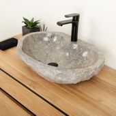 Marmor Erosi Waschbecken 60 cm Wohnfreuden