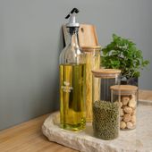 Marmor Tablett creme 40 cm mit Naturkante