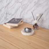 Marmor Schale 10 cm creme außen natur