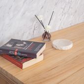 Marmor Schale 10 cm creme außen natur