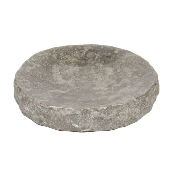 Marmor Seifenschale grau rund 10 cm kaufen