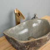 Einhebel-Waschtischarmatur gold Waschbecken kaufen 2