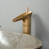 Einhebel-Waschtischarmatur gold Waschbecken kaufen 3