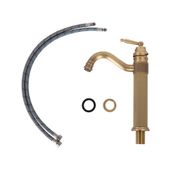 Retro Armatur Einhebelmischer gold wohnfreuden