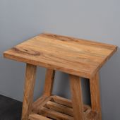 Teakholz Waschtisch Zen rustikal 60 cm wohnfreuden