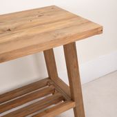 Teakholz Waschtisch Zen rustikal 100 cm wohnfreuden