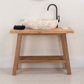 Teakholz Waschtisch 100 cm kaufen 1