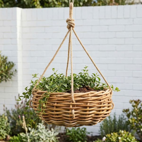 Hängeaufbewahrung Bara aus Rattan wohnfreuden