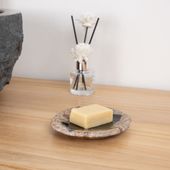Seifenschale aus fossilem Holz 10 cm wohnfreuden