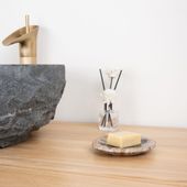 Seifenschale aus fossilem Holz 10 cm wohnfreuden