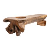 Teakholz Tisch mit Brenner 163 cm kaufen 15