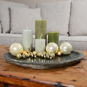 Deko-Stein-Tablett Steinschale oval 40 cm Naturstein Flussstein wohnfreuden