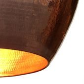 WOHNFREUDEN Kupfer Lampenschirm M gold natur 40x40x60 cm Hängelampe Deckenlampe